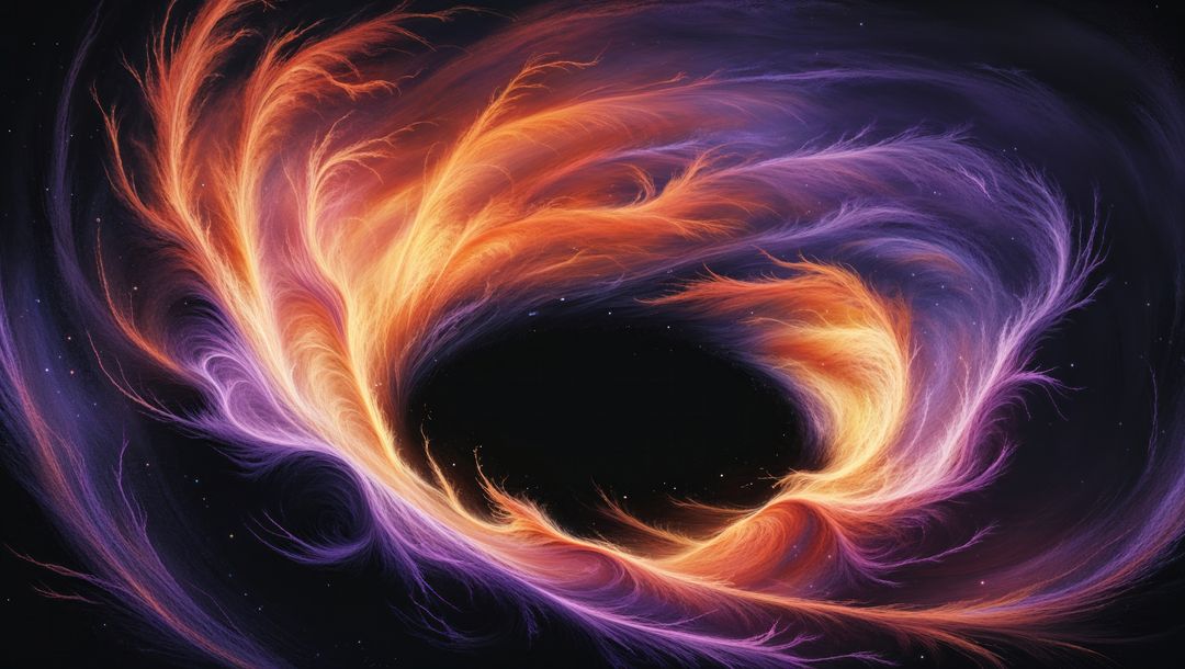 Twisting Cosmic Vortex in Outer Space with Fiery Energy