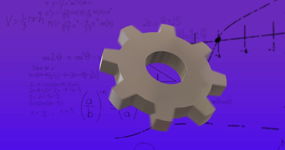 Gear over Mathematical Formulas and Graphs in Digital Science Design