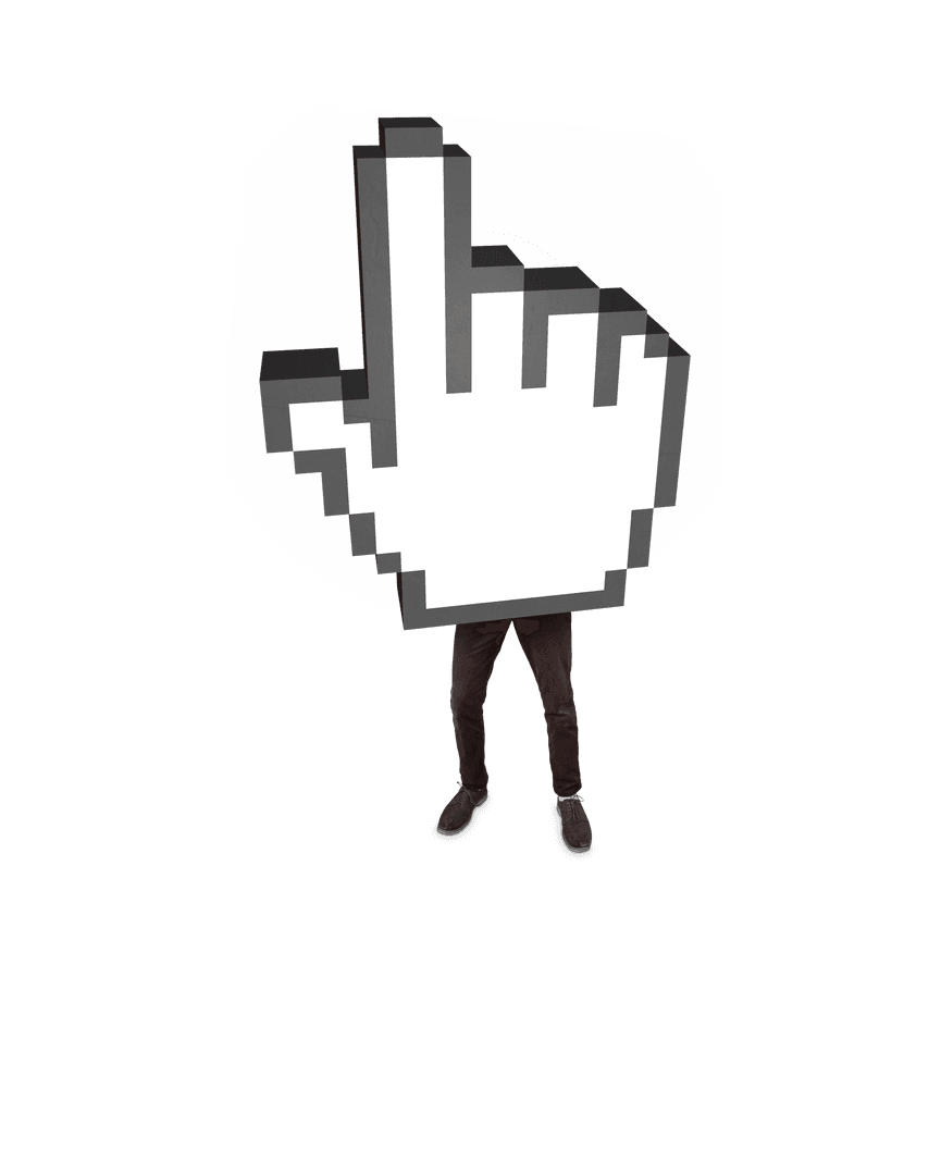 Vector Pixelated Clipboard with Pointer on Transparent Background - Download Free Stock Images Pikwizard.com