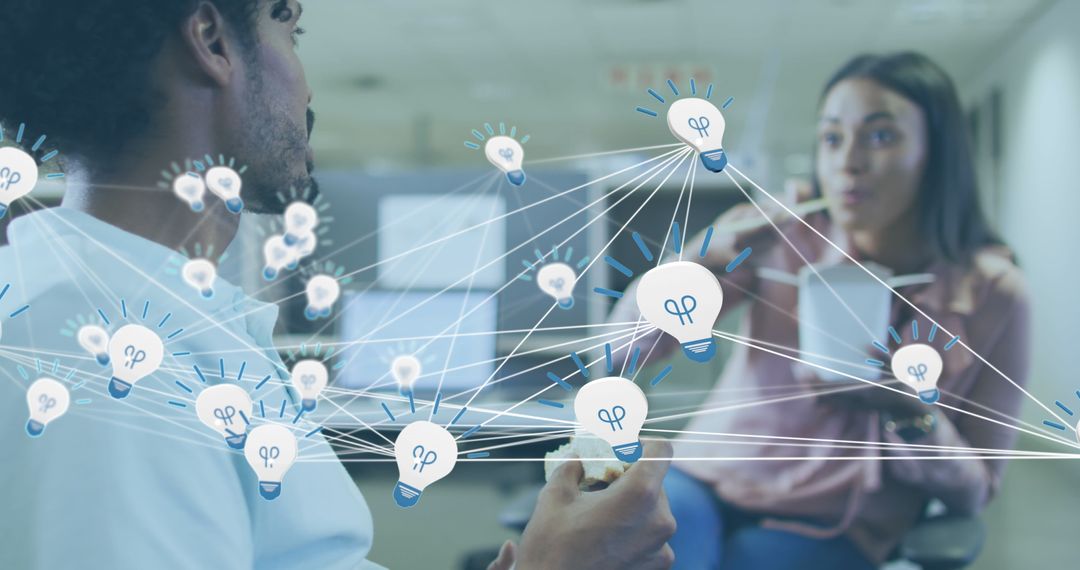 Diverse Professionals Conceptualizing with Networking Ideas