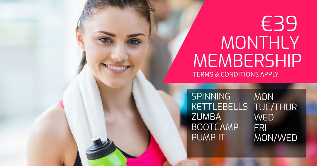 Gym Membership Promotion with Active Lifestyle Showcase