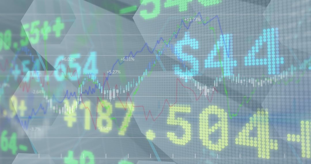 Digital Stock Market Data Visualization with Financial Graphs