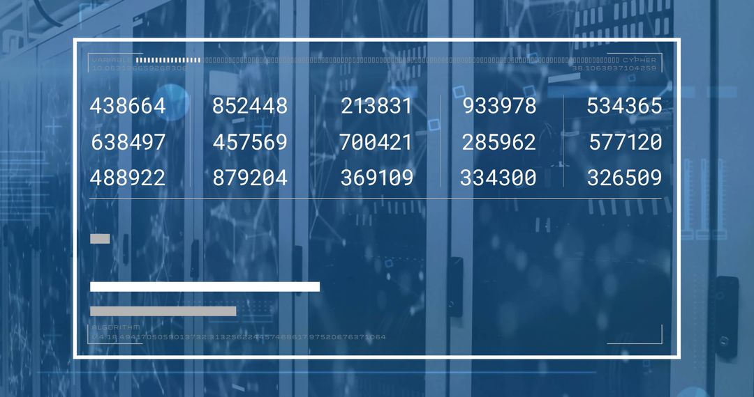 Digital Financial Data Processing on Server Background
