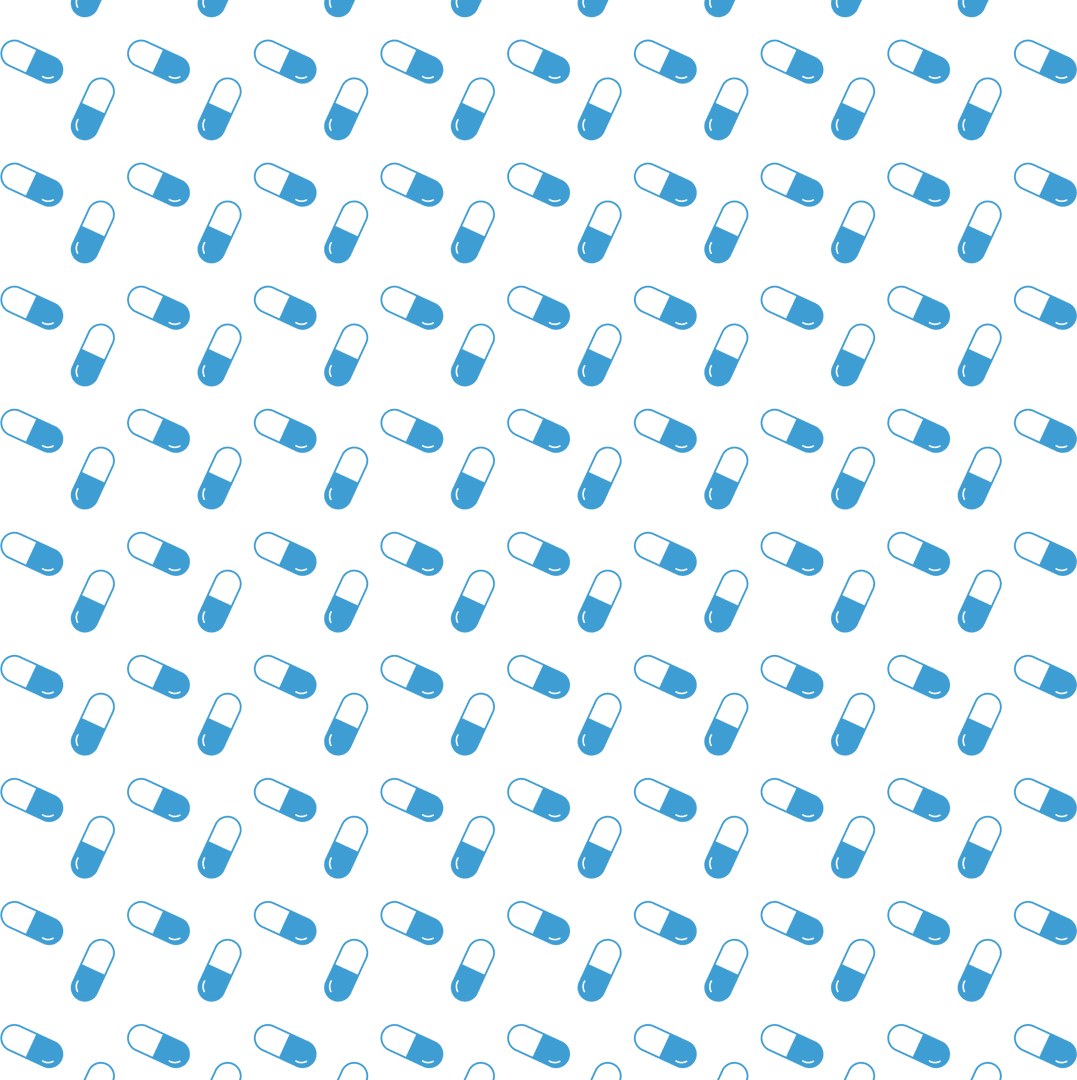 Transparent Blue Pill Capsules Pattern Background for Medical Design