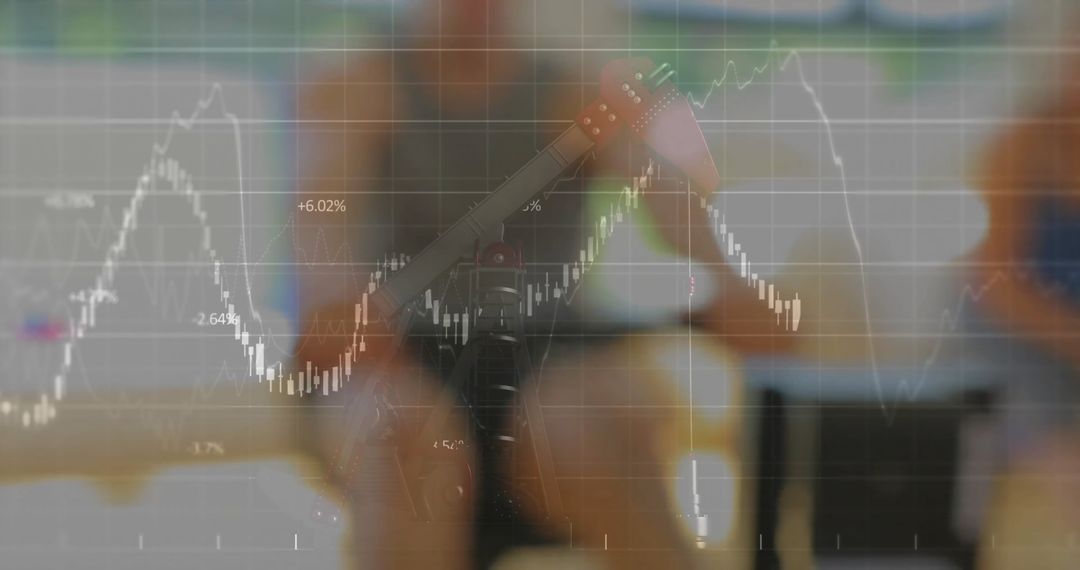 Content Creator Streaming Financial Data Analysis with Modern Equipment