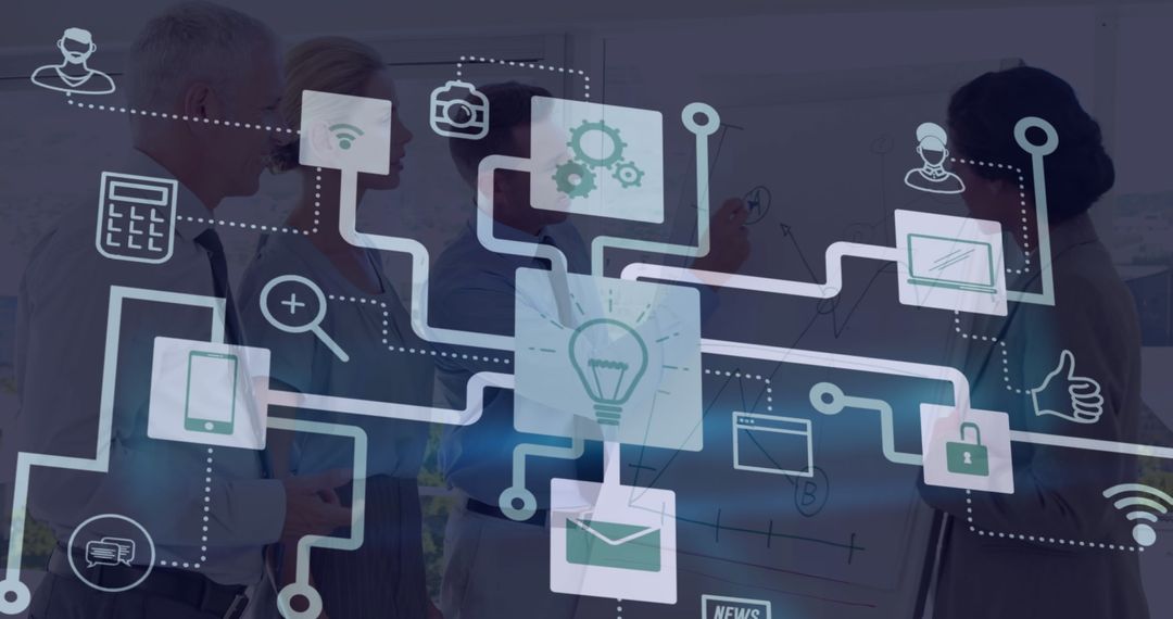 Digital Transformation with Business Professionals and Integrated Technology