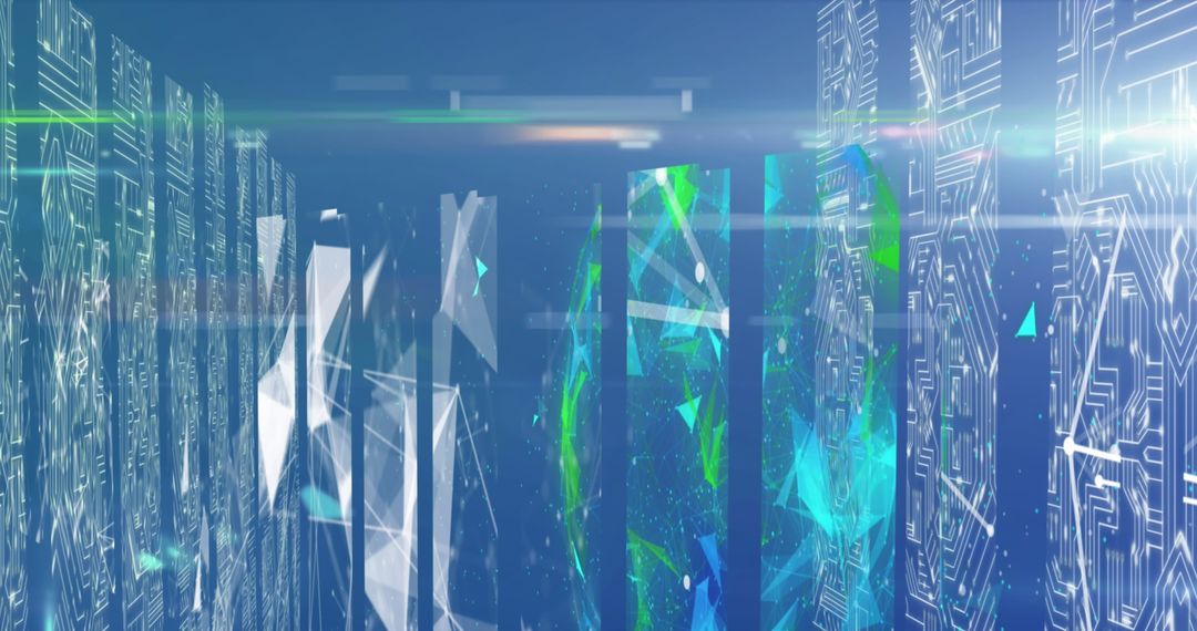 Digital Globe with Futuristic Network of Connections