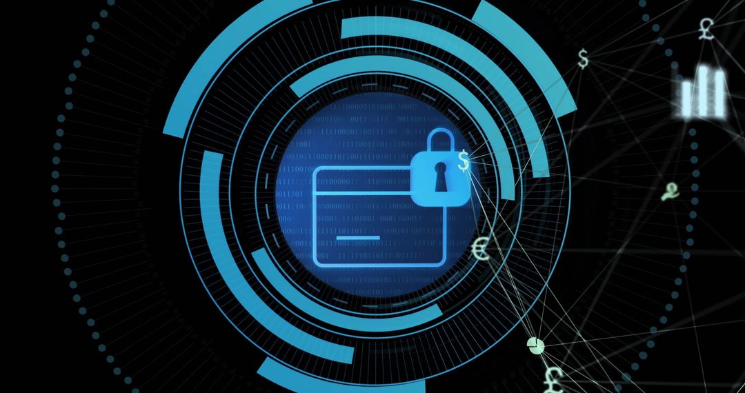 Secure Global Credit Card Network Concept Image