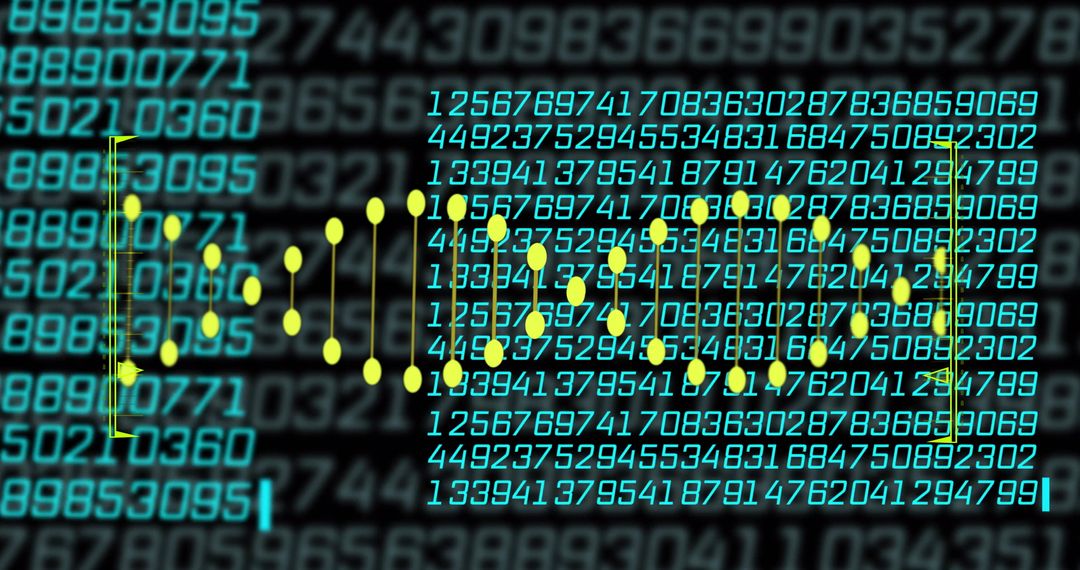 Dna strand merging with digital binary code