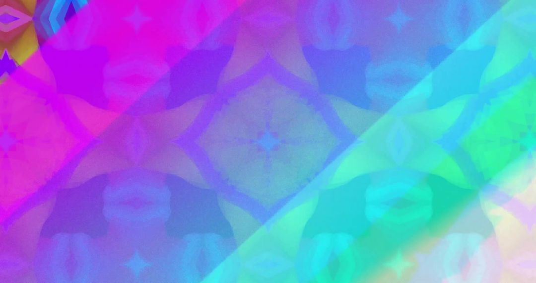 generative kaleidoscopic pattern over vibrant gradient - Free Images, Stock Photos and Pictures on Pikwizard.com