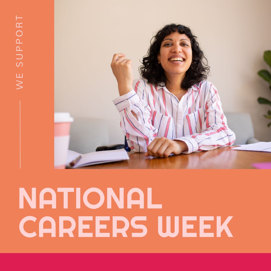 National Careers Week Celebration with Enthusiastic Professional