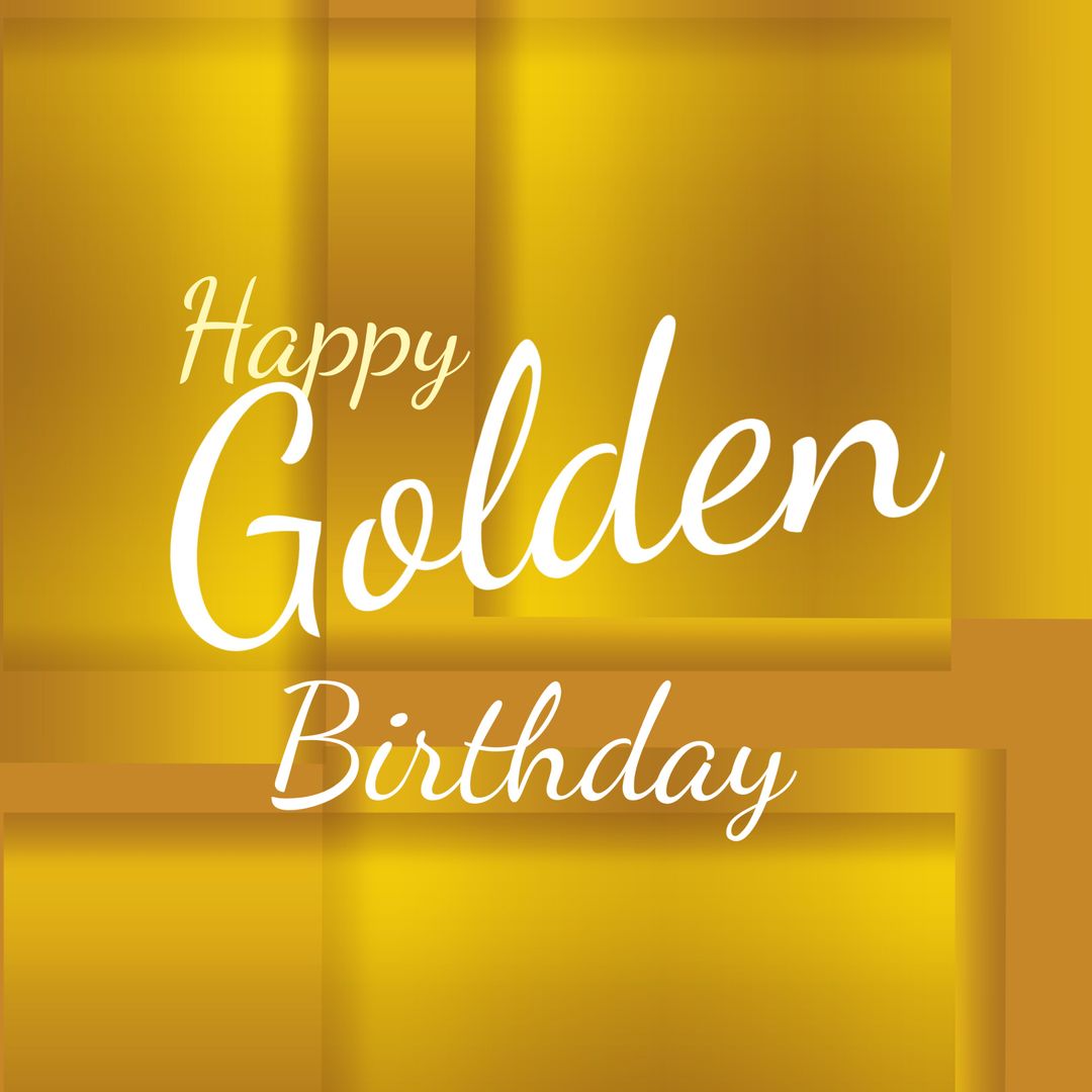 Golden Birthday Celebration Template Radiating Joy and Luxury - Download Free Stock Templates Pikwizard.com