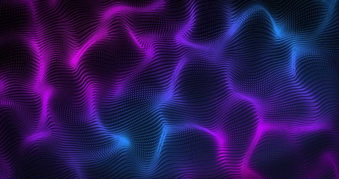 Colorful Neon Waves on Black Background - Free Images, Stock Photos and Pictures on Pikwizard.com