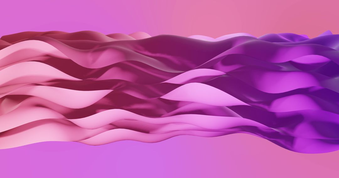 Abstract Waving Pink and Purple Gradient Layers