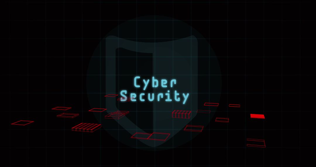 Visual Cyber Security Concept with Digital Elements
