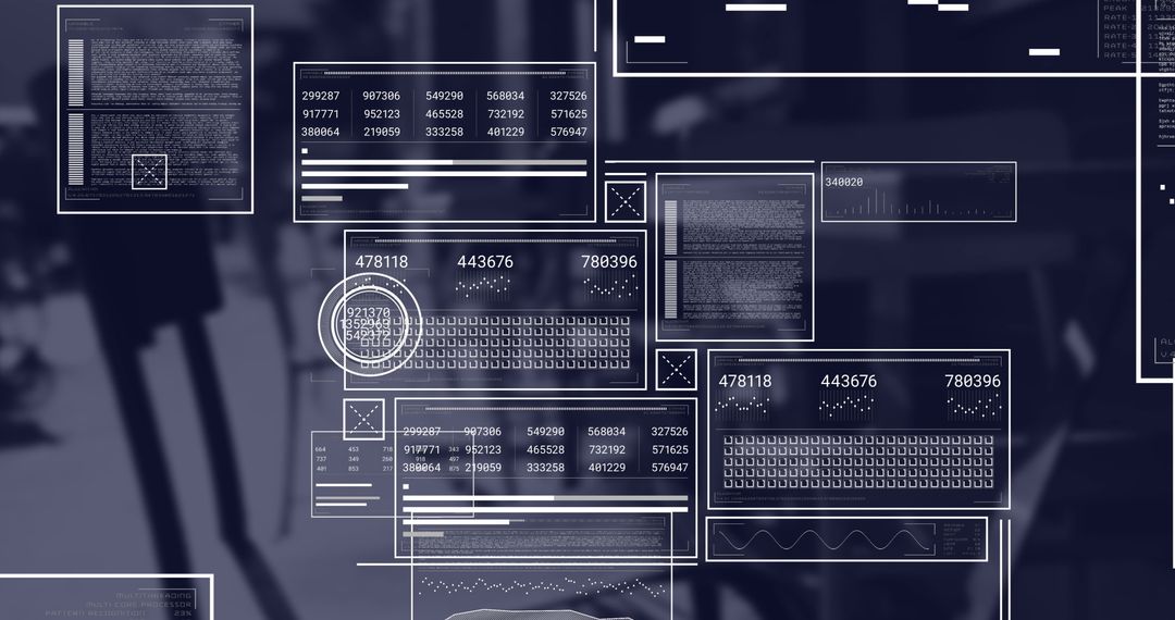 digital simulation of financial data processing interface - Free Images, Stock Photos and Pictures on Pikwizard.com