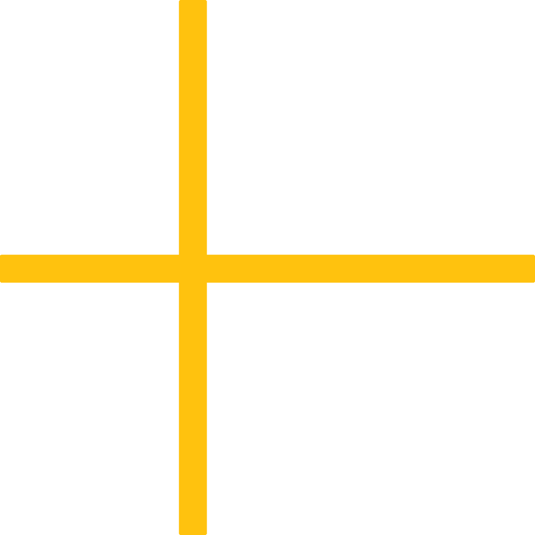 Yellow Cross Illustration on Transparent Background
