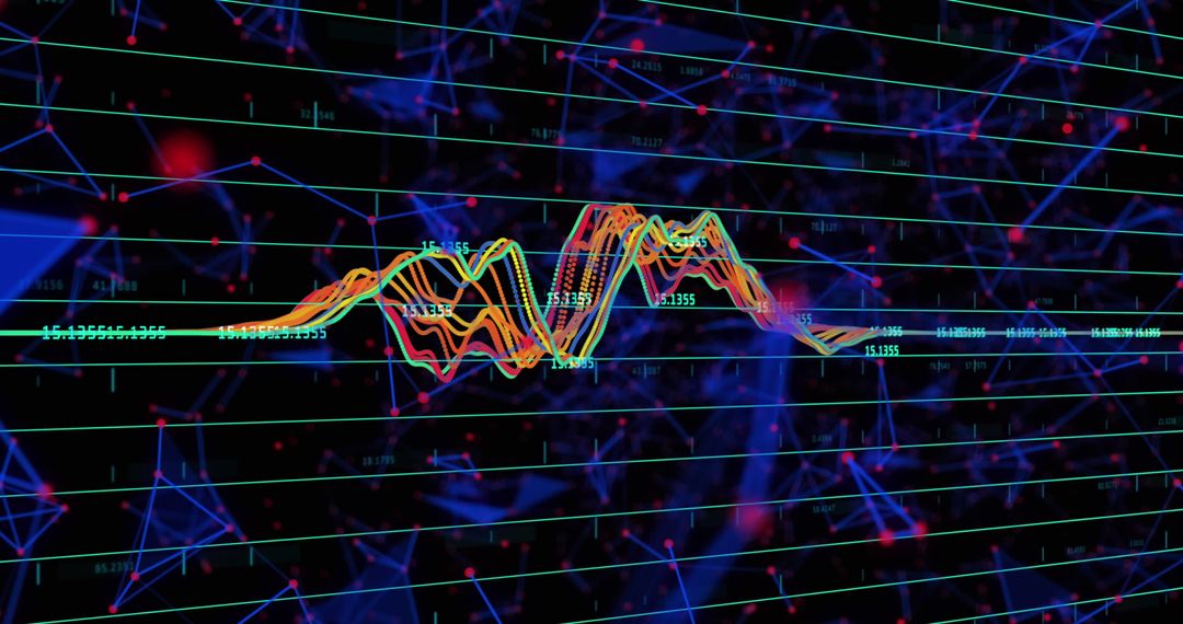 Digital Network Connections and Financial Data Analysis