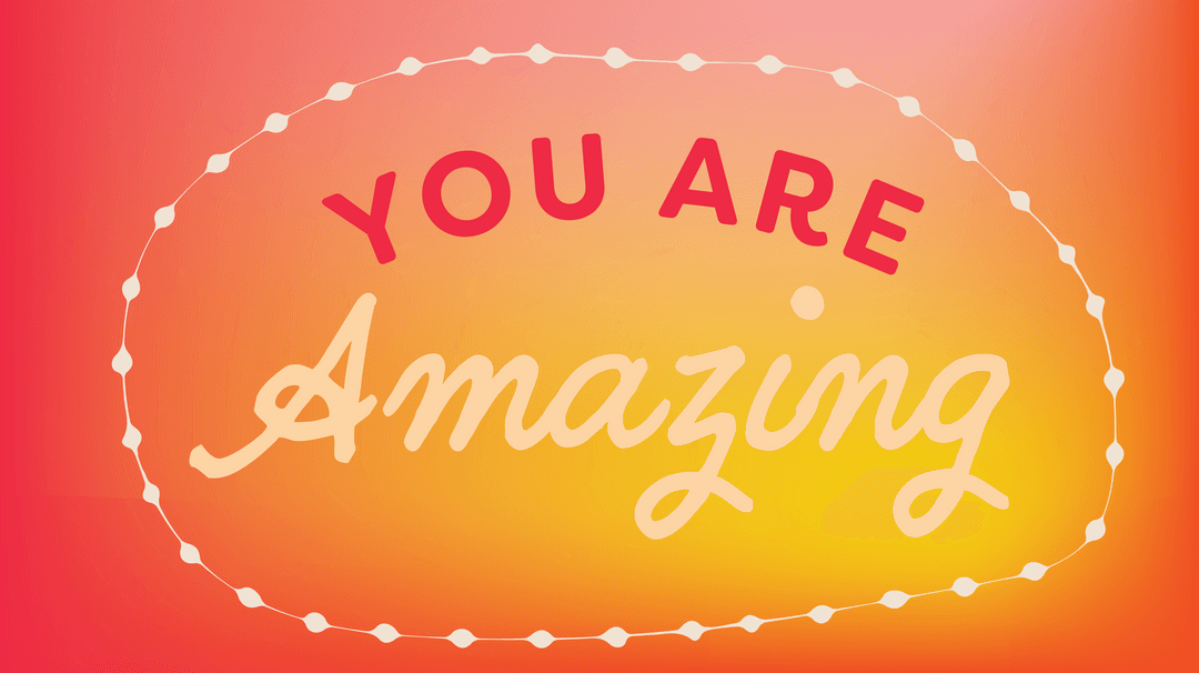 You Are Amazing Text on Transparent Background with Orange Gradient - Download Free Stock Images Pikwizard.com