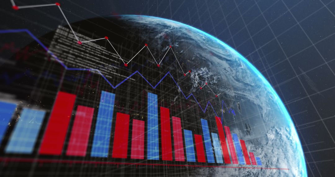Global Financial Data Processing with Chart Overlay