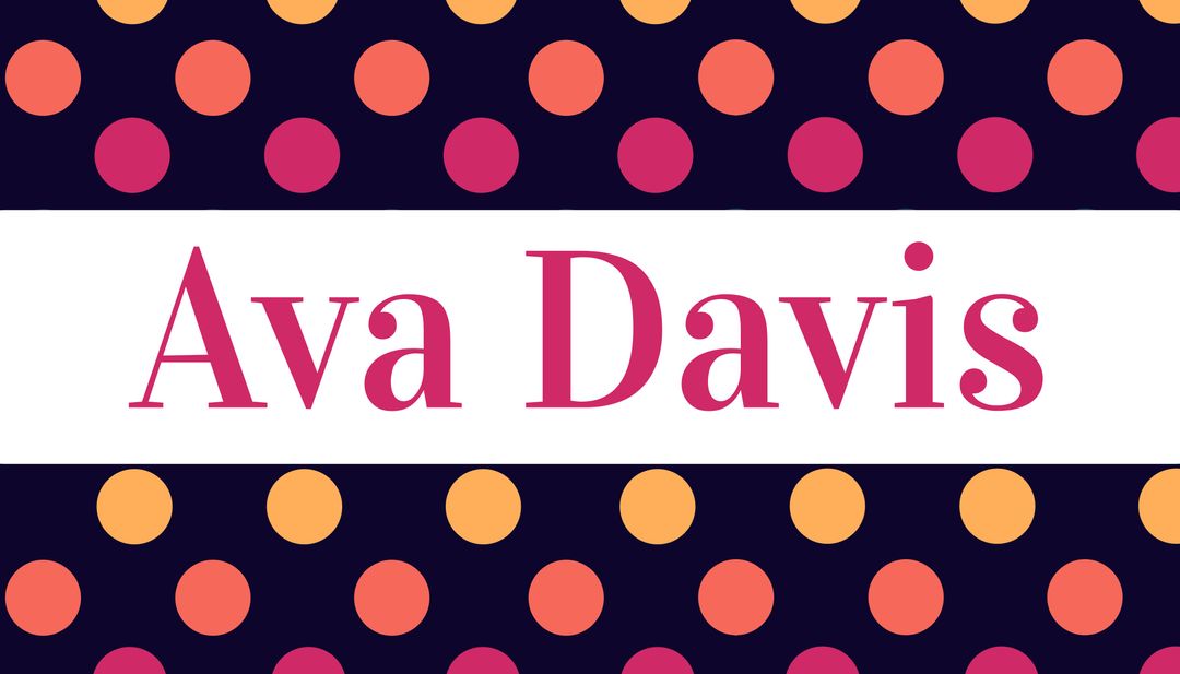 Vibrant Polka Dot Background with Customizable Banner - Download Free Stock Templates Pikwizard.com