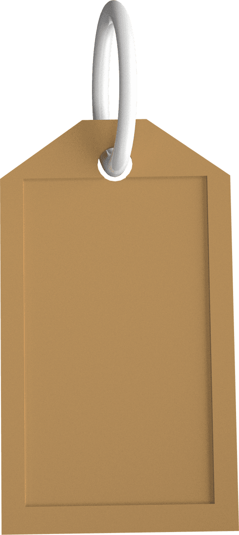Transparent Blank Label with Loop for Versatile Use - Download Free Stock Images Pikwizard.com