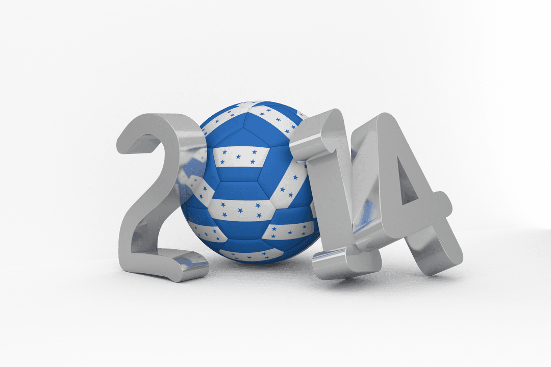 Transparent 2014 Soccer Ball Reflecting Honduran Journey