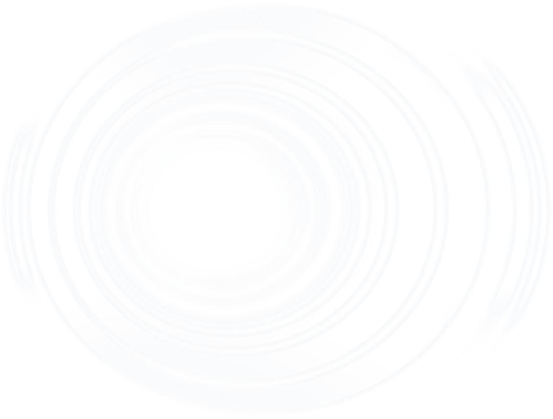 Abstract White Circles on Bold Transparent Background