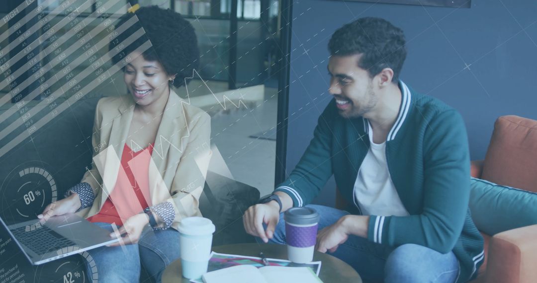 Diverse Colleagues Analyzing Financial Data for Business Strategy