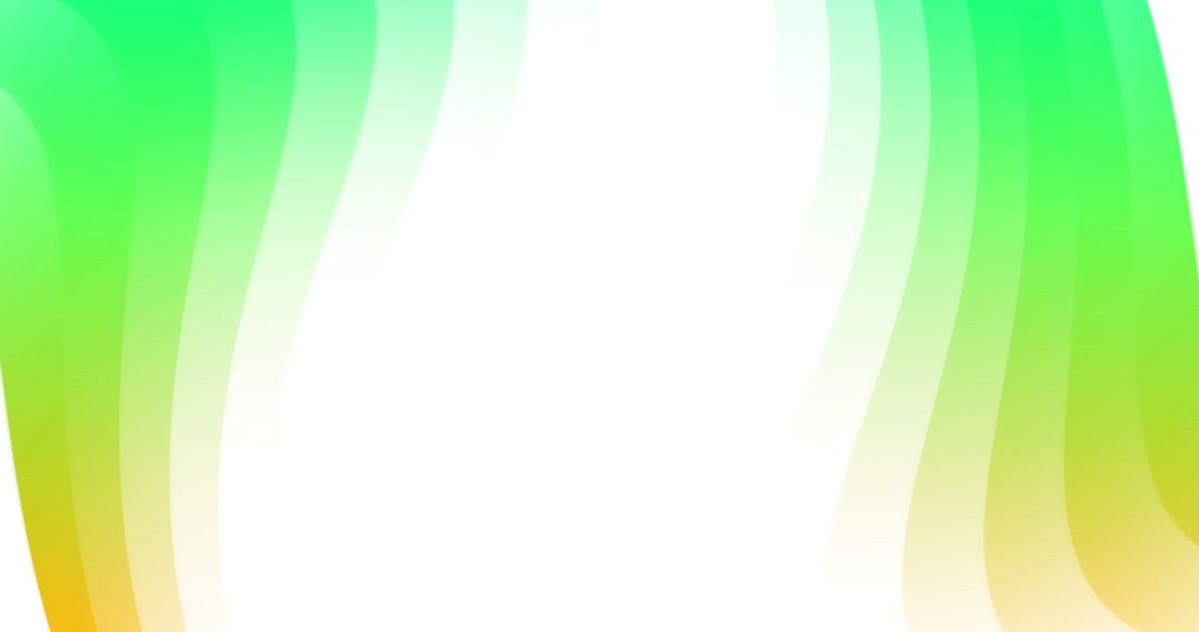Abstract Vertical Green to Yellow Light Waves