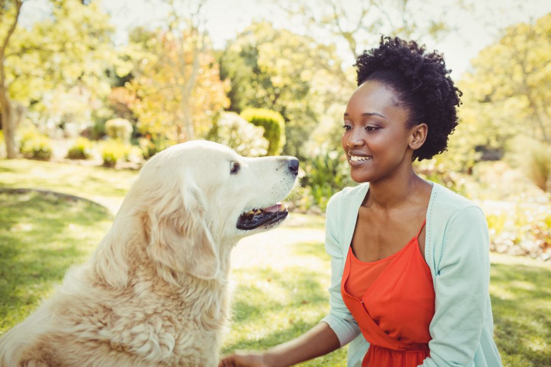 Woman posing with her dog  - Free Images, Stock Photos and Pictures on Pikwizard.com
