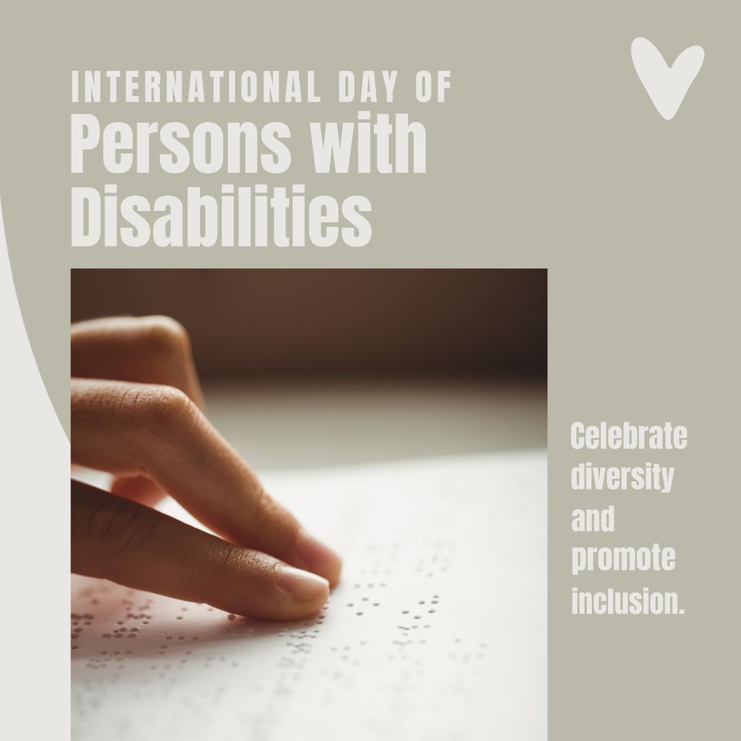 International Day of Persons with Disabilities Braille Reading
