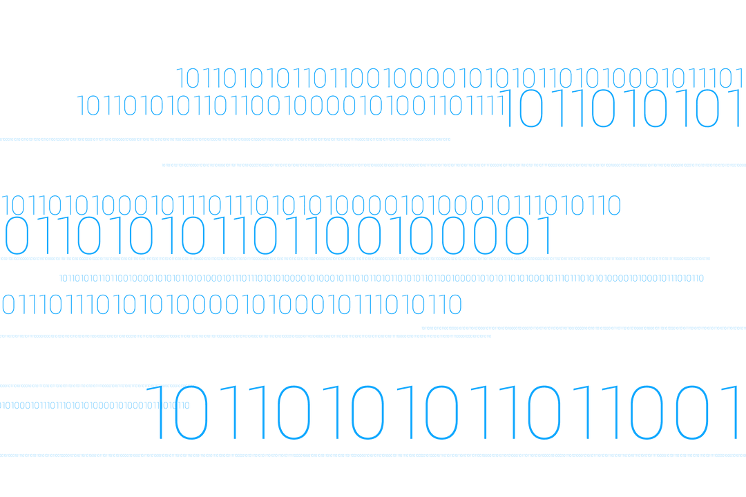 Digital Binary Code Art on Transparent Background - Download Free Stock Images Pikwizard.com