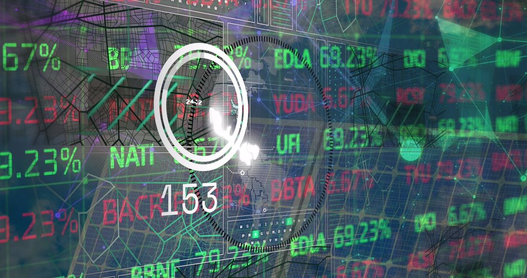 Interactive Financial Dashboard with Data Analytics and Ticker Overlay