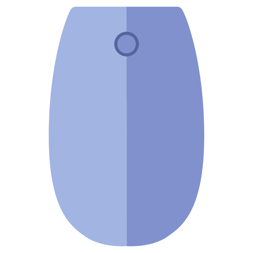 Transparent Purple Computer Mouse Icon Vector Illustration