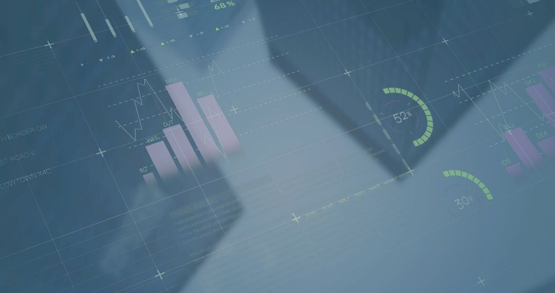 interactive display of digital financial data analytics - Free Images, Stock Photos and Pictures on Pikwizard.com