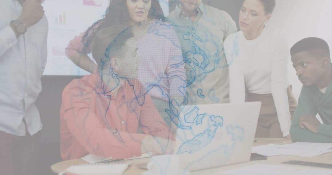 Diverse Team Discussing Global Business Strategy