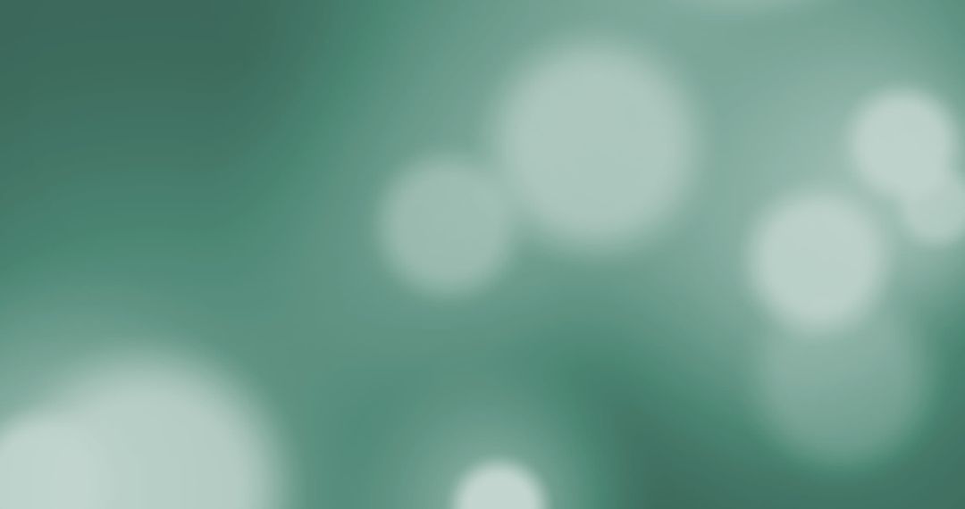 Abstract Festive Snowflakes on Green Baseline