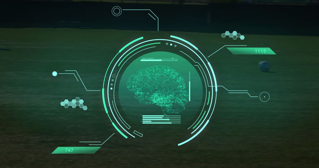 Digital Interface Analyzing Football Players with Data Processing