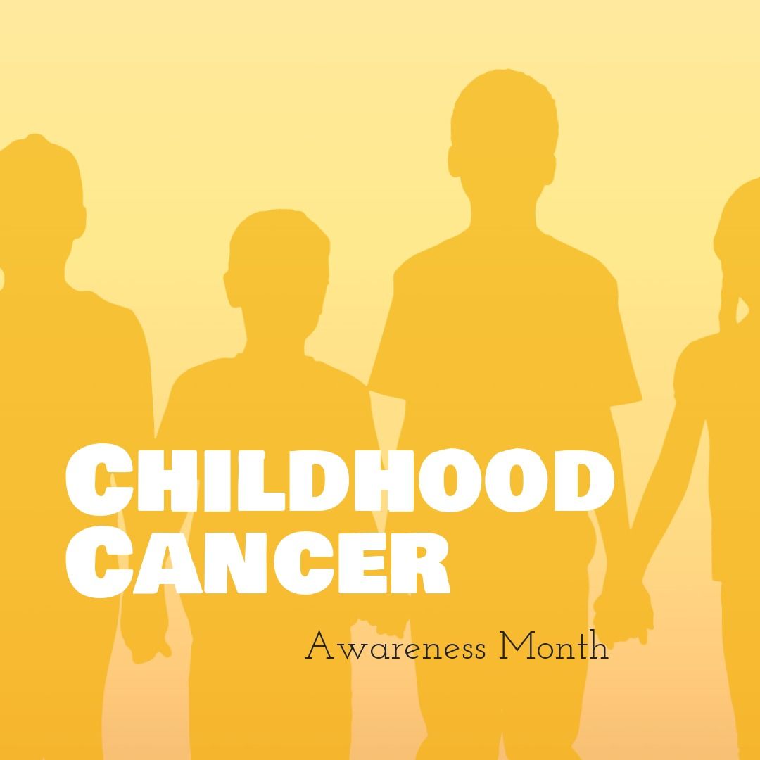Illustration of childhood cancer awareness month text and children standing against beige background - Download Free Stock Templates Pikwizard.com