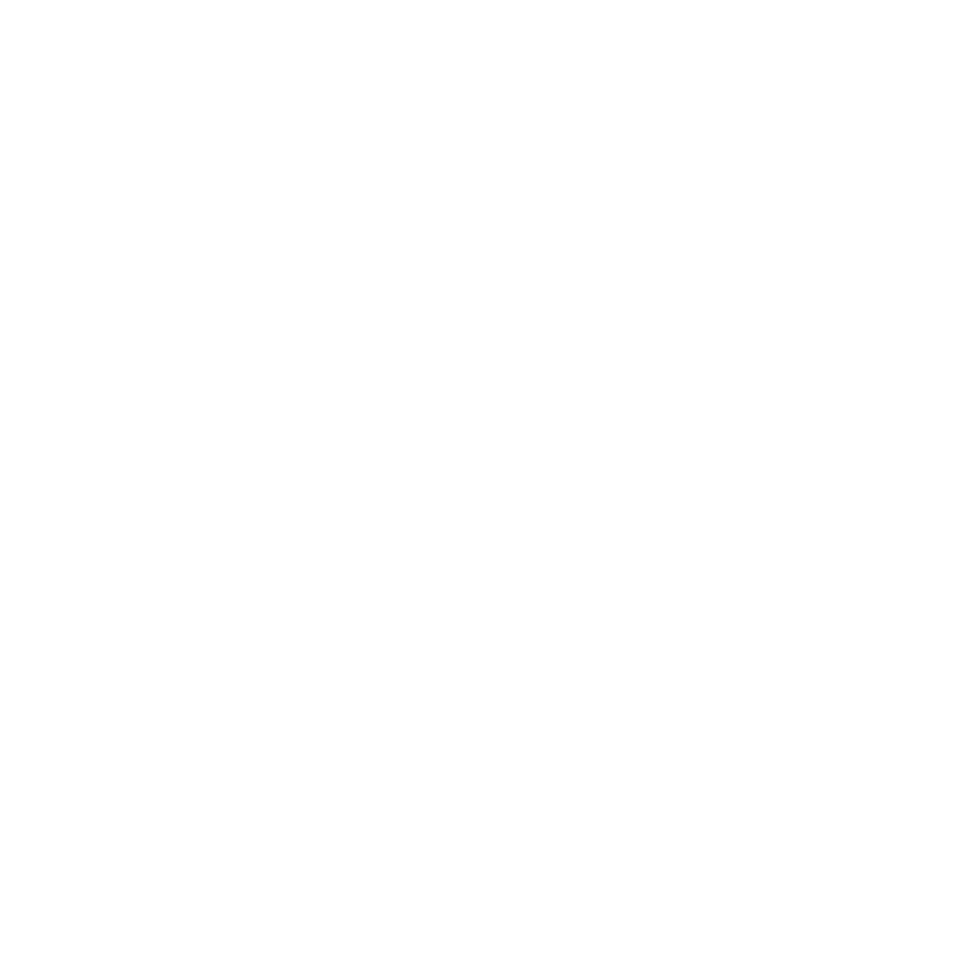 Geometric White Circular Pattern on Transparent Background