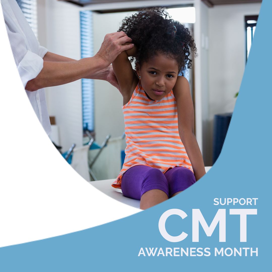 CMT Awareness Month with Child Receiving Physiotherapy