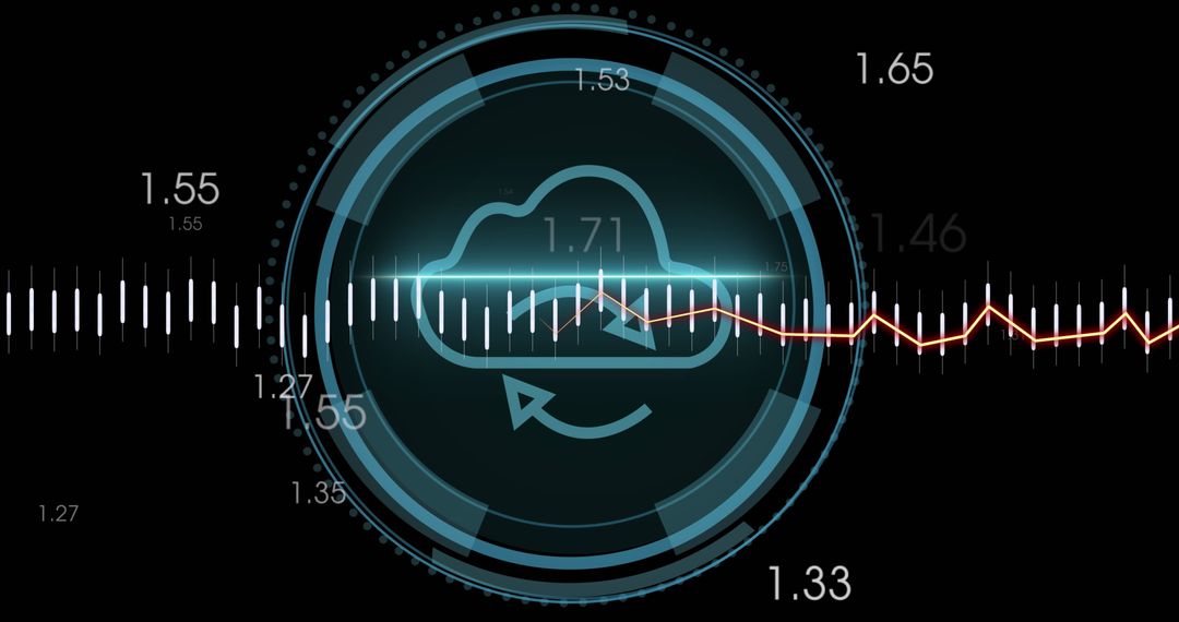 Cyber Security with Cloud Computing Concept Technology Interface