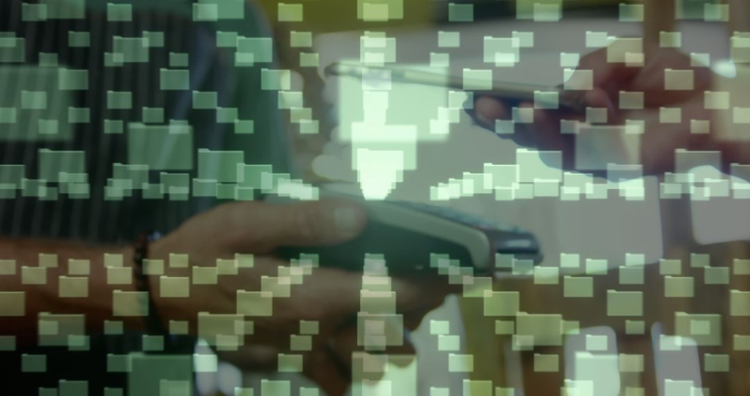 Secure Digital Payment Image Depicting Technological Network