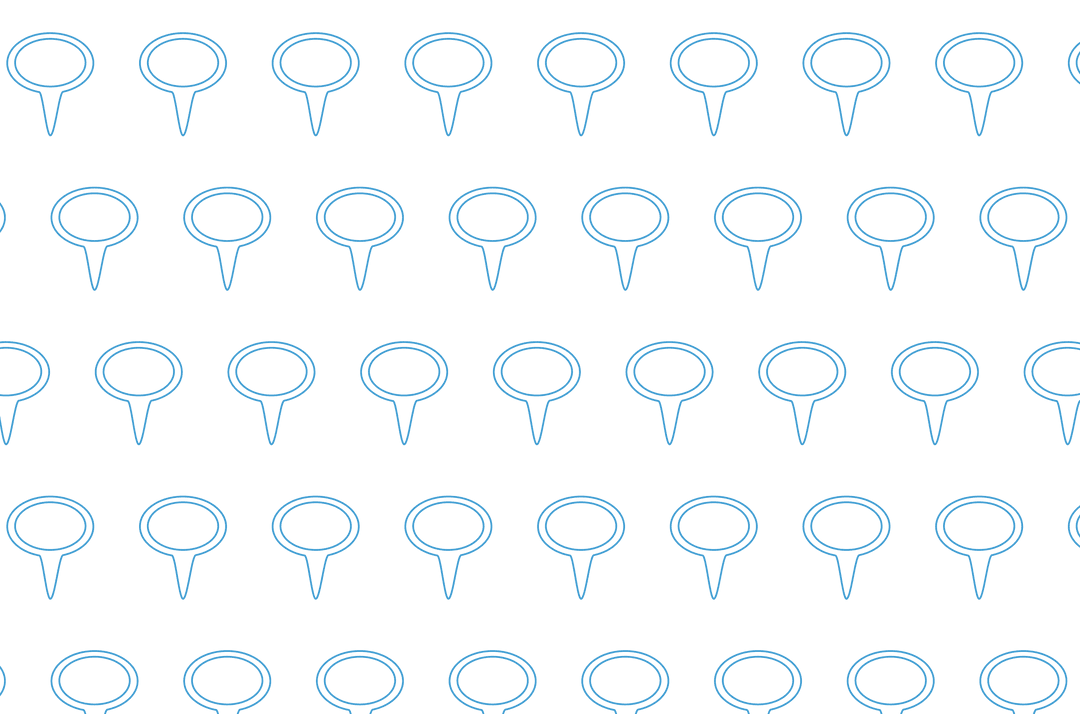 Blue Abstract Pattern on Transparent Background for Versatile Design