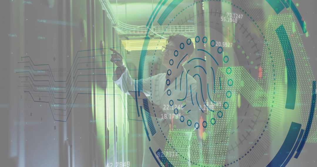 Fingerprint Security in High-Tech Server Room