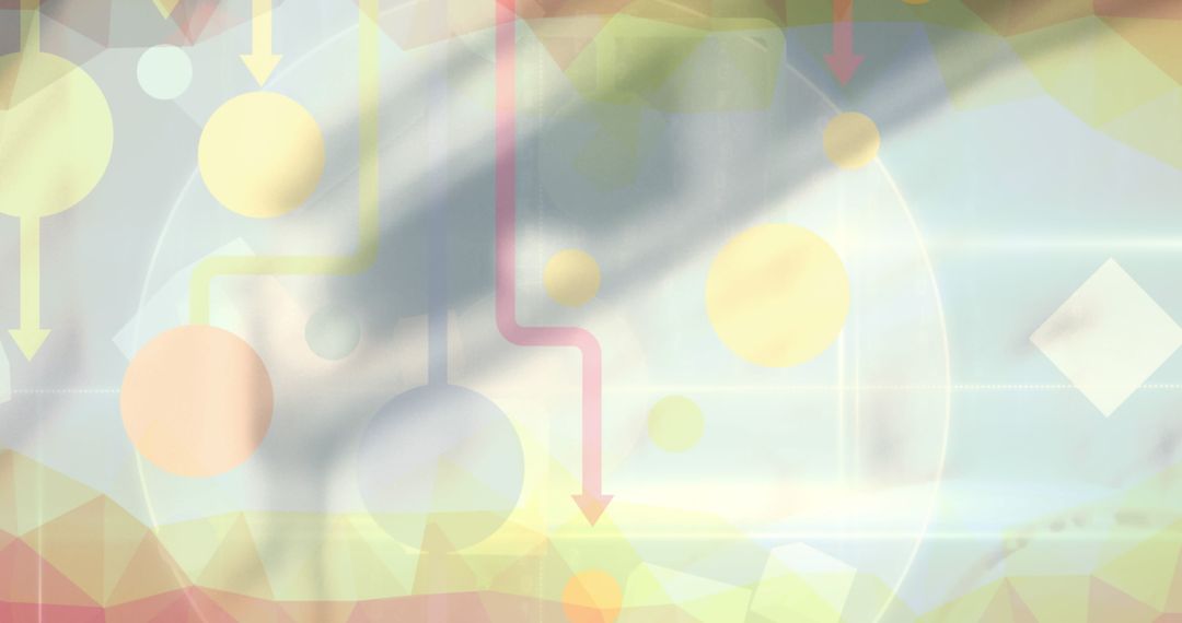 Digital Futuristic Abstract Globe with Network Icons