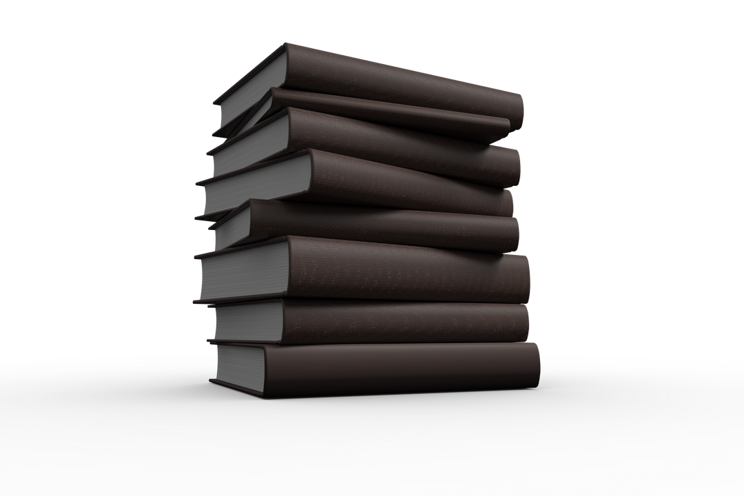 Digital Pile of Books on Transparent Background - Download Free Stock Images Pikwizard.com