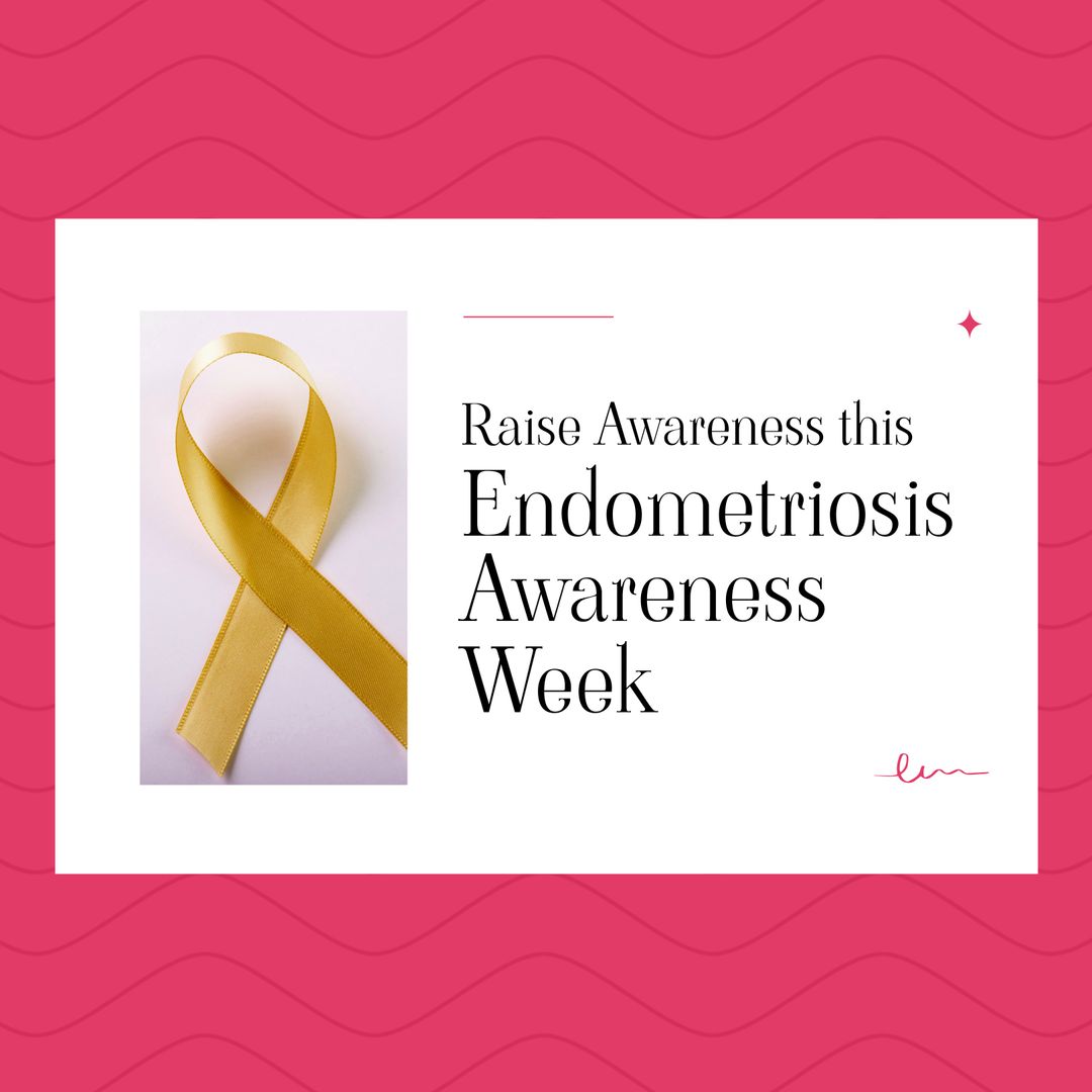 Endometriosis Awareness Week with Yellow Ribbon