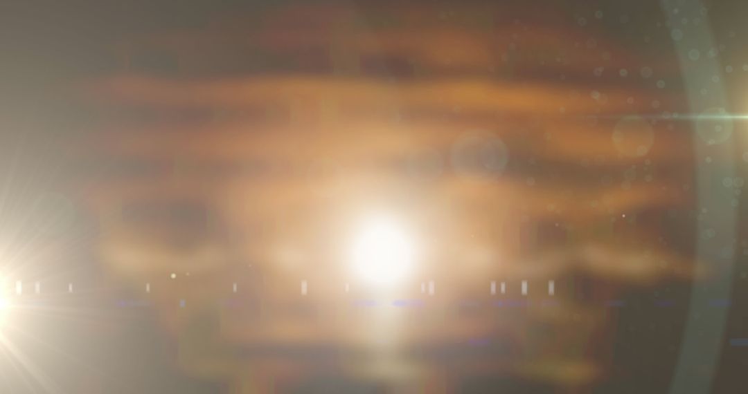 Ethereal glowing light with smokey aura